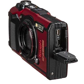 Amazon | Olympus Tough TG-6 デジタルカメラ(赤) 64GBメモリー