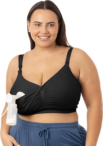 Kindred Bravely Sublime Brasier de bombeo manos libres  Brasier patentado todo en uno para bombeo y lactancia con EasyClip