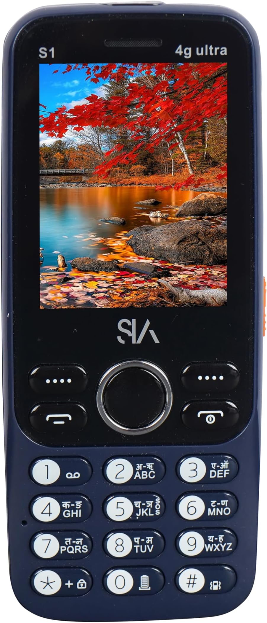 SIAVANTAGE Latest S1 4G Ultra Dual Sim | Keypad Mobile | with 2.4" Display | YouTube Working | Voice Changer | BT Dialer | Call Recording | Long Lasting Battery | FM | Camera |Feature Phone| Blue