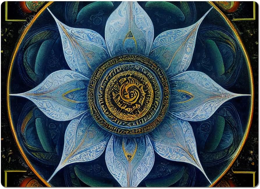 Flower Mandala Car Magnet 2 PCS - Themed Car Magnet - Floral Sticker