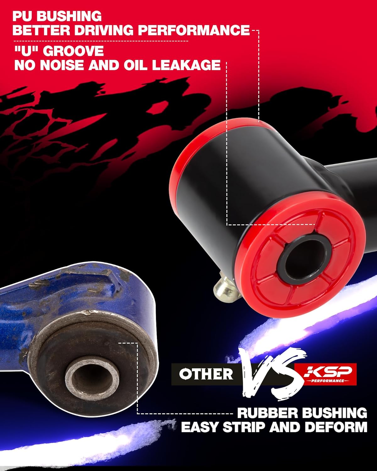 KSP Control Arm & Lift Kit for 2007-2016 Silverado Sierra 1500