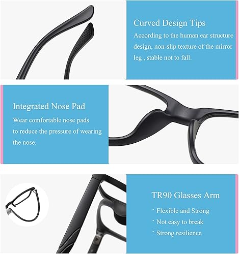 Miniatura 4 de SooGree Gafas de luz azul para niños gafas de bloqueo de luz azul para adolescentes y niñas pantalla de computadora juegos teléfono de TV