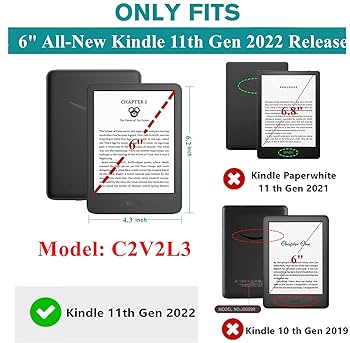 Amazon Kindle 第11世代 C2V2L3 16GB 広告無しケース付 Amazon Kindle Basic 11th Generation | Wi-Fi | 6-inch | 16GB