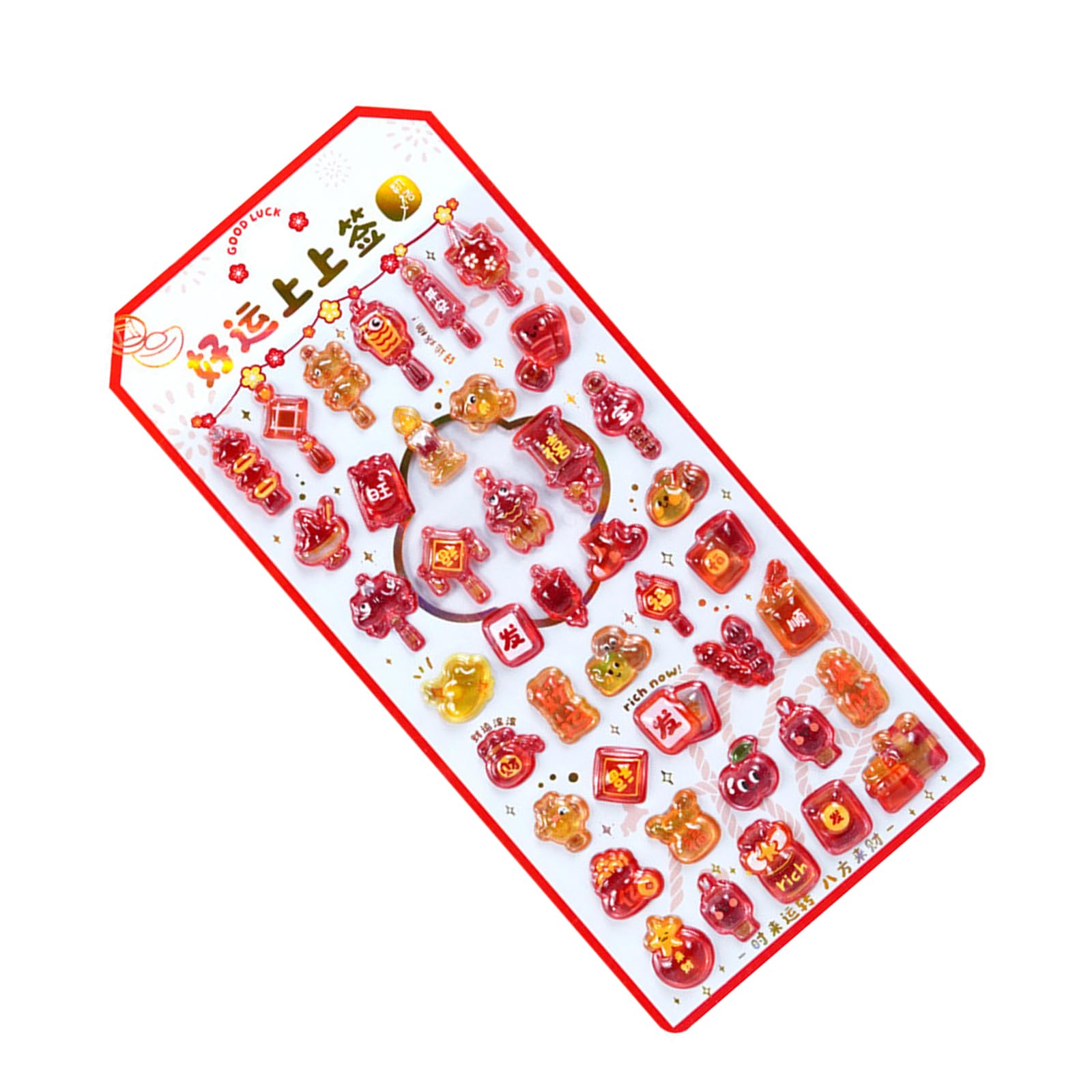 Adorable Tiny Sticker for Water Bottle, Notebook, Scrapbooking Puffier Stickers Cartoon Stickers Tiny Handcraft Sticker for Scrapbooking