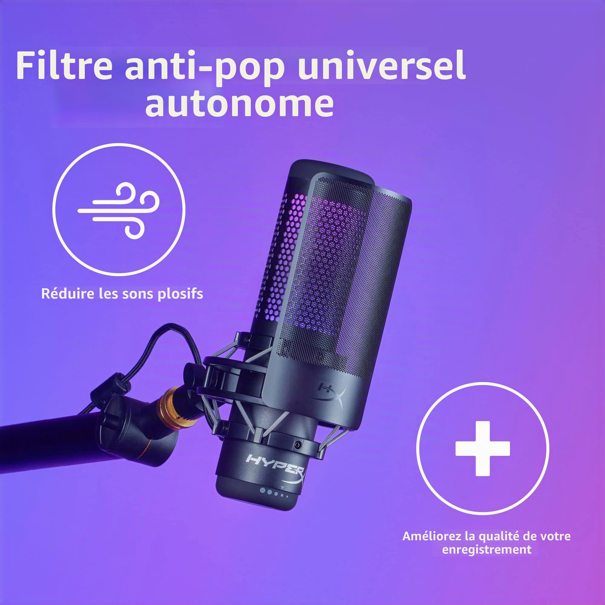 HyperX Shield Filtre Anti-Pop pour Micro