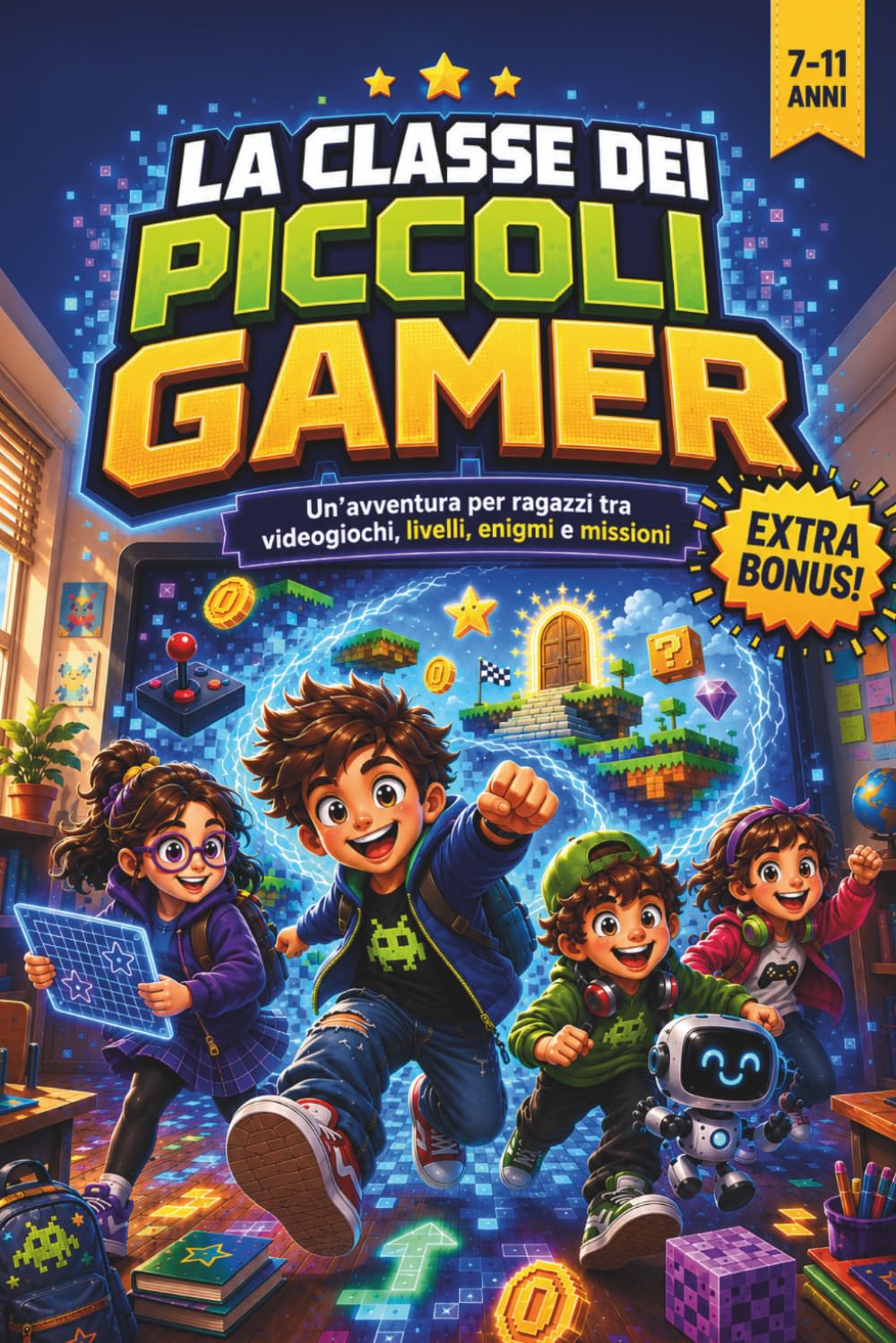 La Classe dei Piccoli Gamer: Un’avventura per ragazzi da 7 a 11 anni tra videogiochi, livelli, enigmi e missioni per scoprire il piacere di leggere