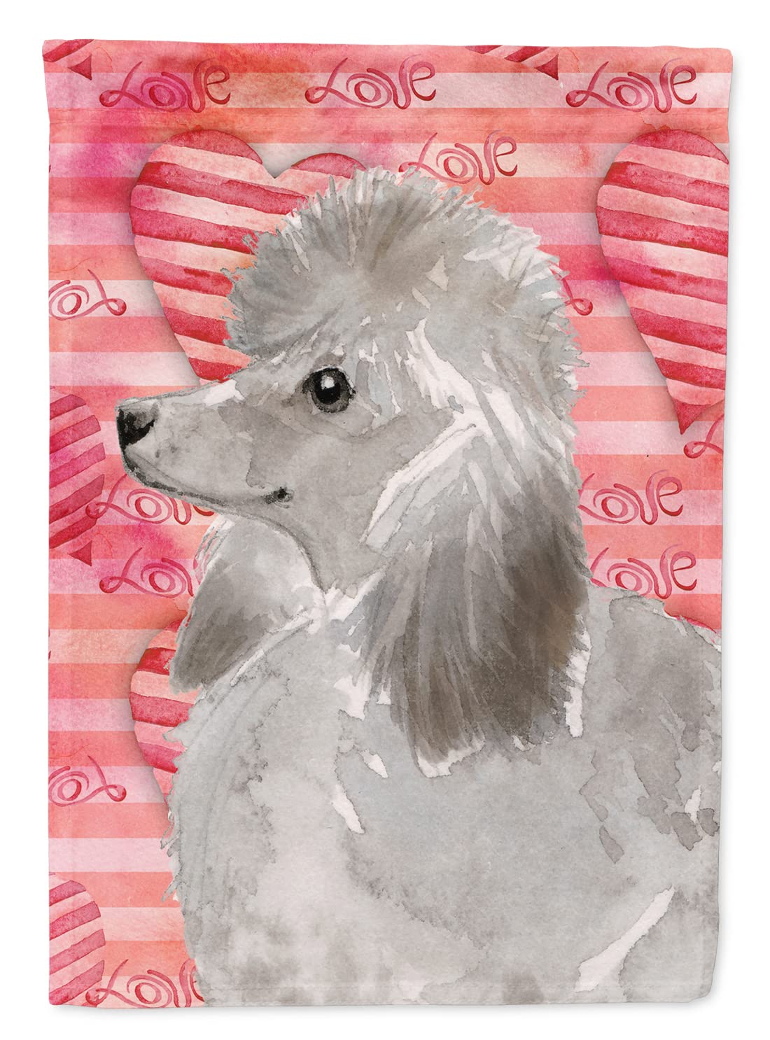 Drapeau caniche gris grand format Caroline's Treasures BB9490CHF décoration jardin extérieur