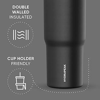 Hydrapeak Nomad 32 oz Tumbler with Handle and Straw Lid, Leakproof