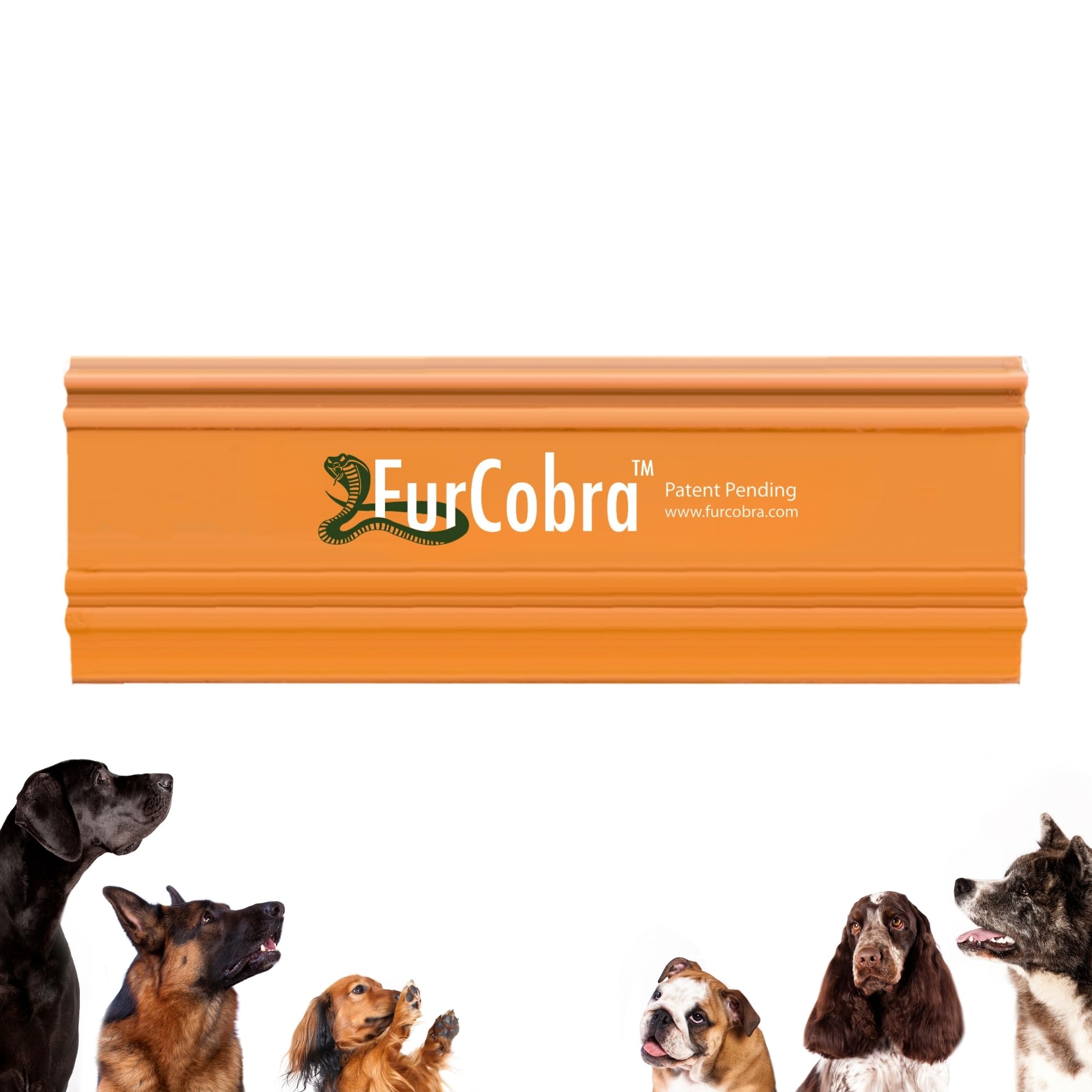 FurCobra PRO Pet Hair Remover 4.33" - Leggero e Compatto, Spazzola Togli Peli Animali per Cane e Gatto per Auto, Divano, Letto, Tappeti e Superfici della Casa - Portatile, Facile da Usare