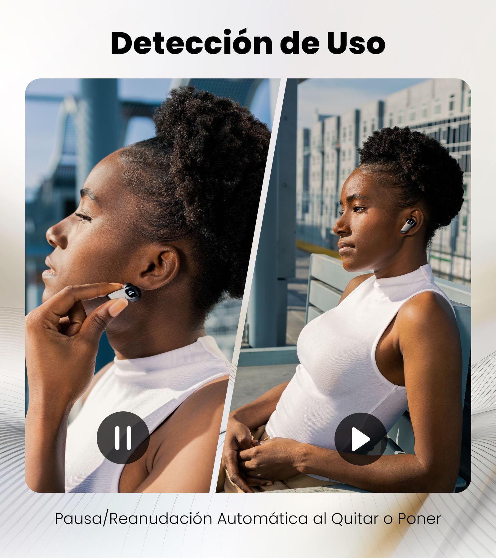 Edifier NeoBuds Planar Auriculares TWS con Driver Plano & ANC Híbrido | Driver plano de 12mm, LDAC Hi-Res, 30h de batería, Carga inalámbrica, IP55, para deporte y uso diario