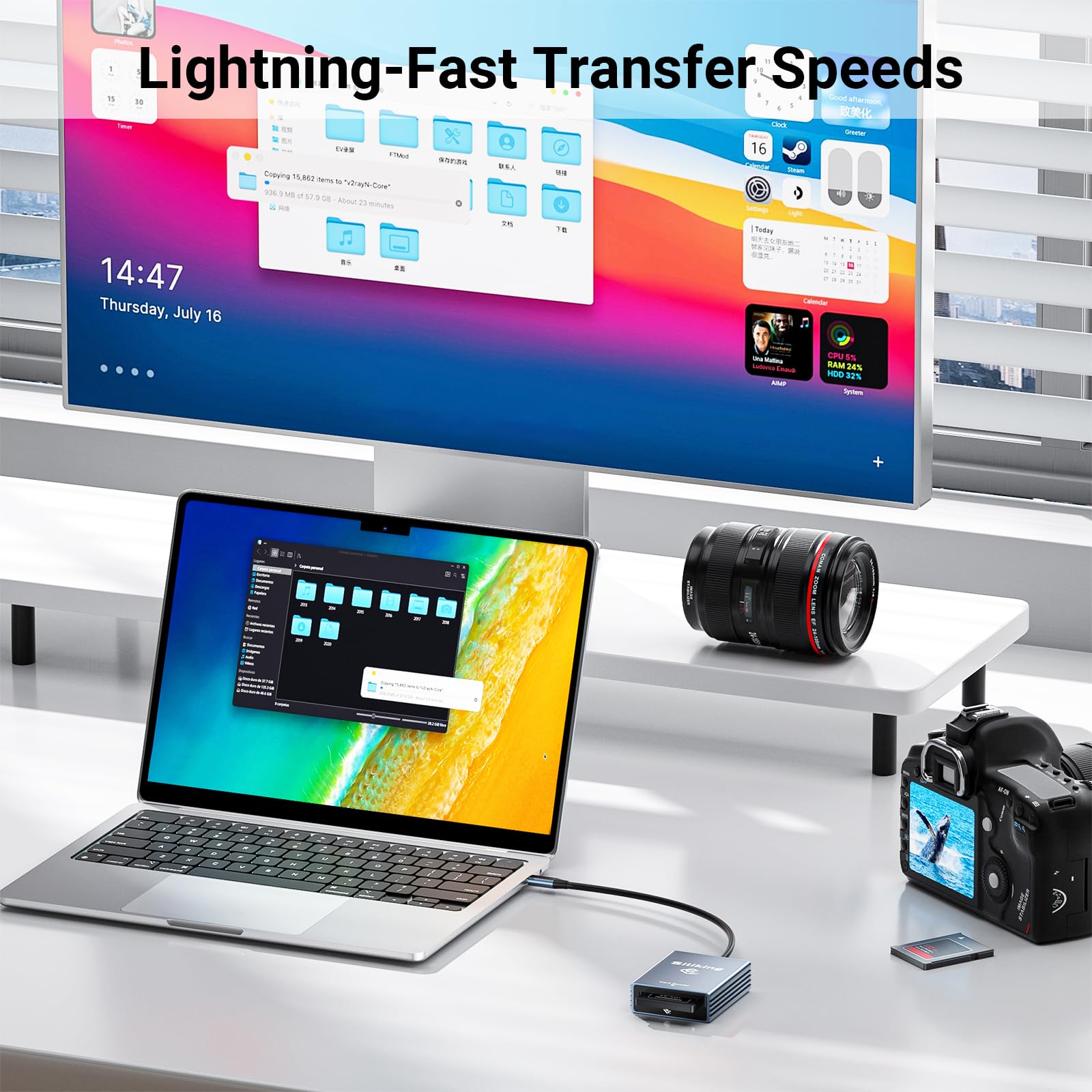 Amazon.com: Ultra-Fast CFexpress Type B Card Reader | 10Gbps