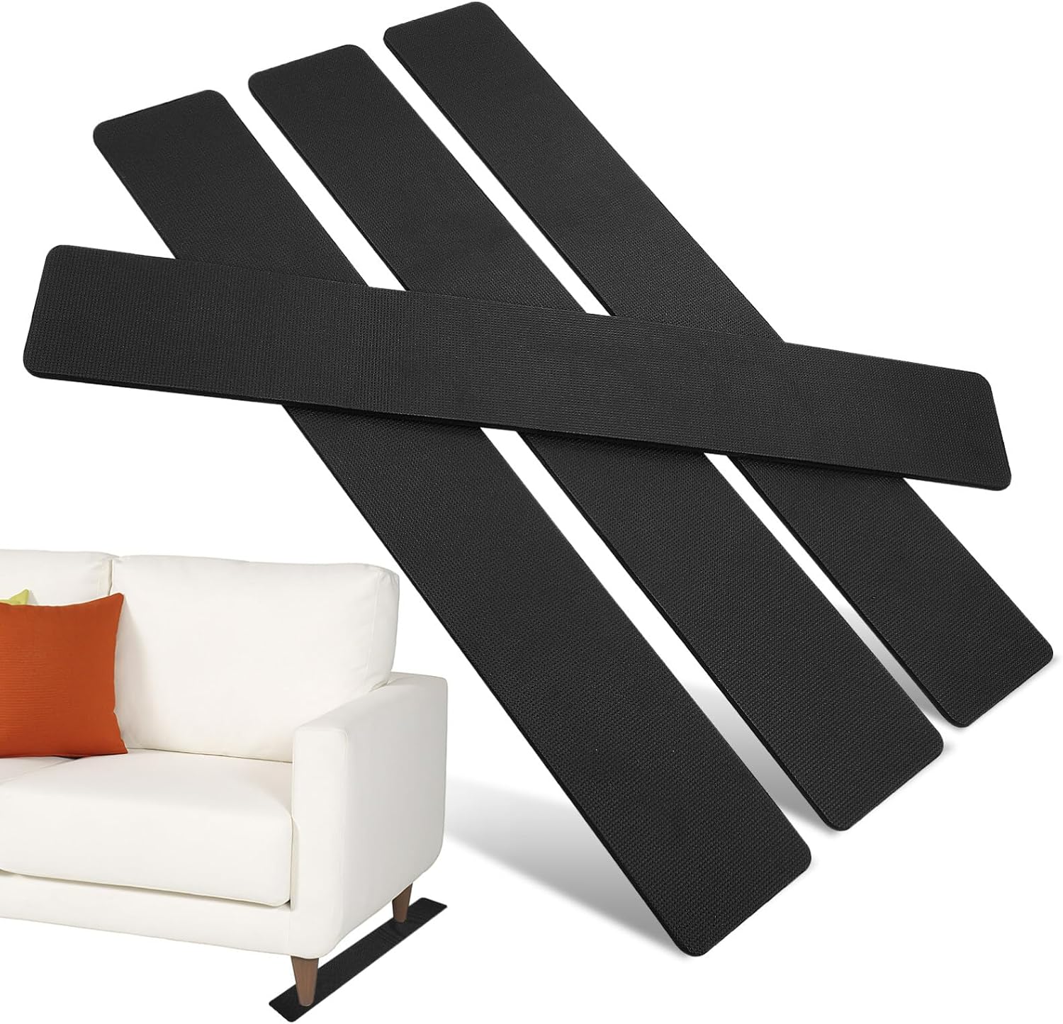 DOITOOL 4PCS AntiSlip Furniture Rail Pads, 30Inch Non Skid Furniture