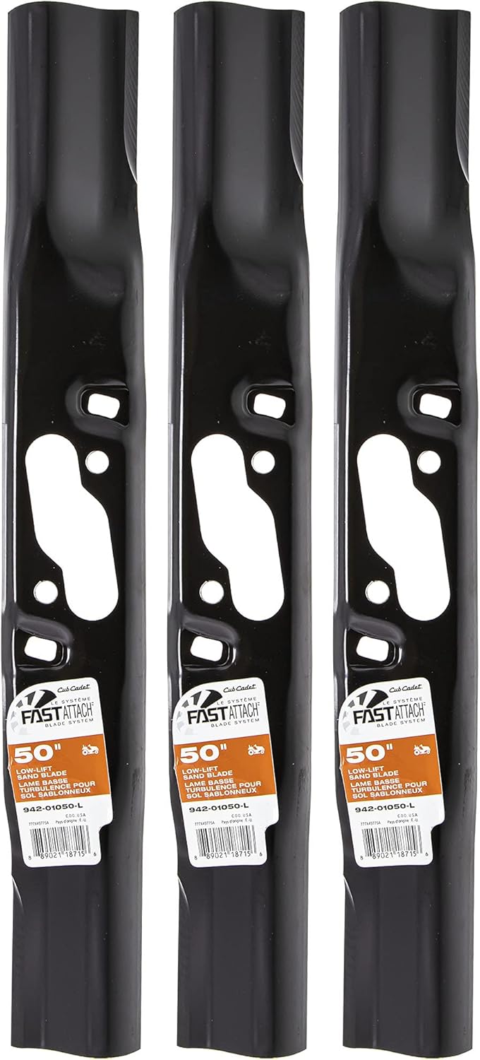 CUB CADET Low Lift FastAttach Sand Blades 942-01050-L XT2 Enduro Tractors 3 Pack