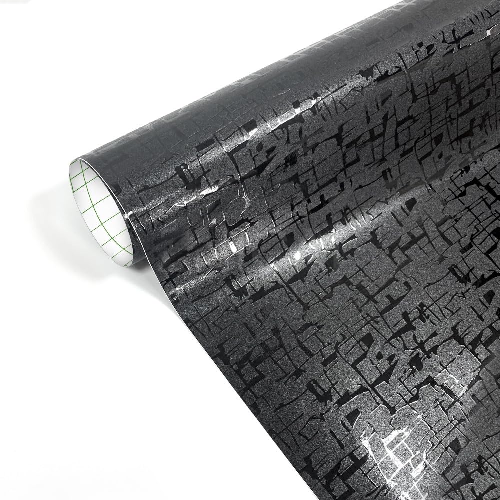CompraFun Pellicola Adesiva Per Auto Maya Pattern - Vinile Carbonio 30x150cm Rosso - Effetto 3D, Senza Bolle, Resistente UV, Per Decorazione Auto, Moto, Bici E Oggetti
