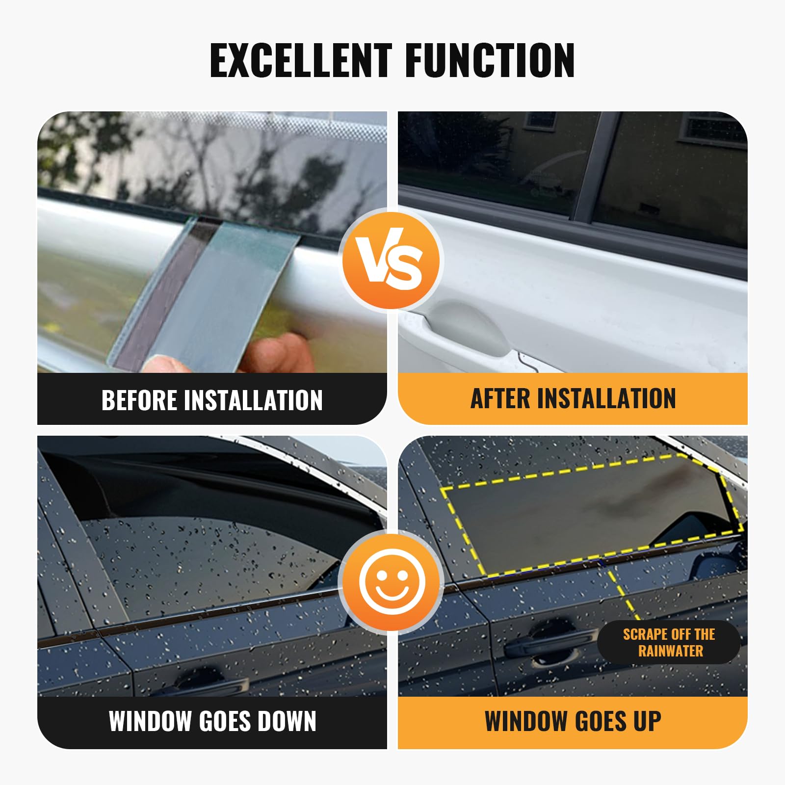 Weatherstrip Window Moulding Trim for Toyota Land Cruiser Prado | 120 Series 2003-2009 Seal Belt Weather Stripping for Lexus GX470 2003-200975711-6006175712-6006175721-6006175722-60061 product thumbnail 6