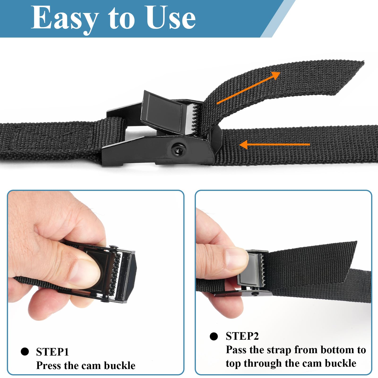 PEASUG Tie Down Straps - 4 Pack -4