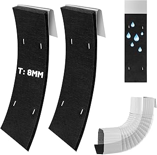 2 Pack Gutter Noise Dampener, 3.5 X 11.8 inch Rain Noise Downspout Silencer, Insert Adjustable Downspout Drip Silencer for Outdoor Sound Reducer (3.5 X 11.8)