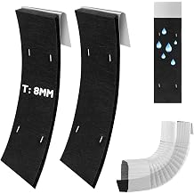2 Pack Gutter Noise Dampener, 3.5 X 11.8 inch Rain Noise Downspout Silencer, Insert Adjustable Downspout Drip Silencer for Outdoor Sound Reducer 3.5 X 11.8