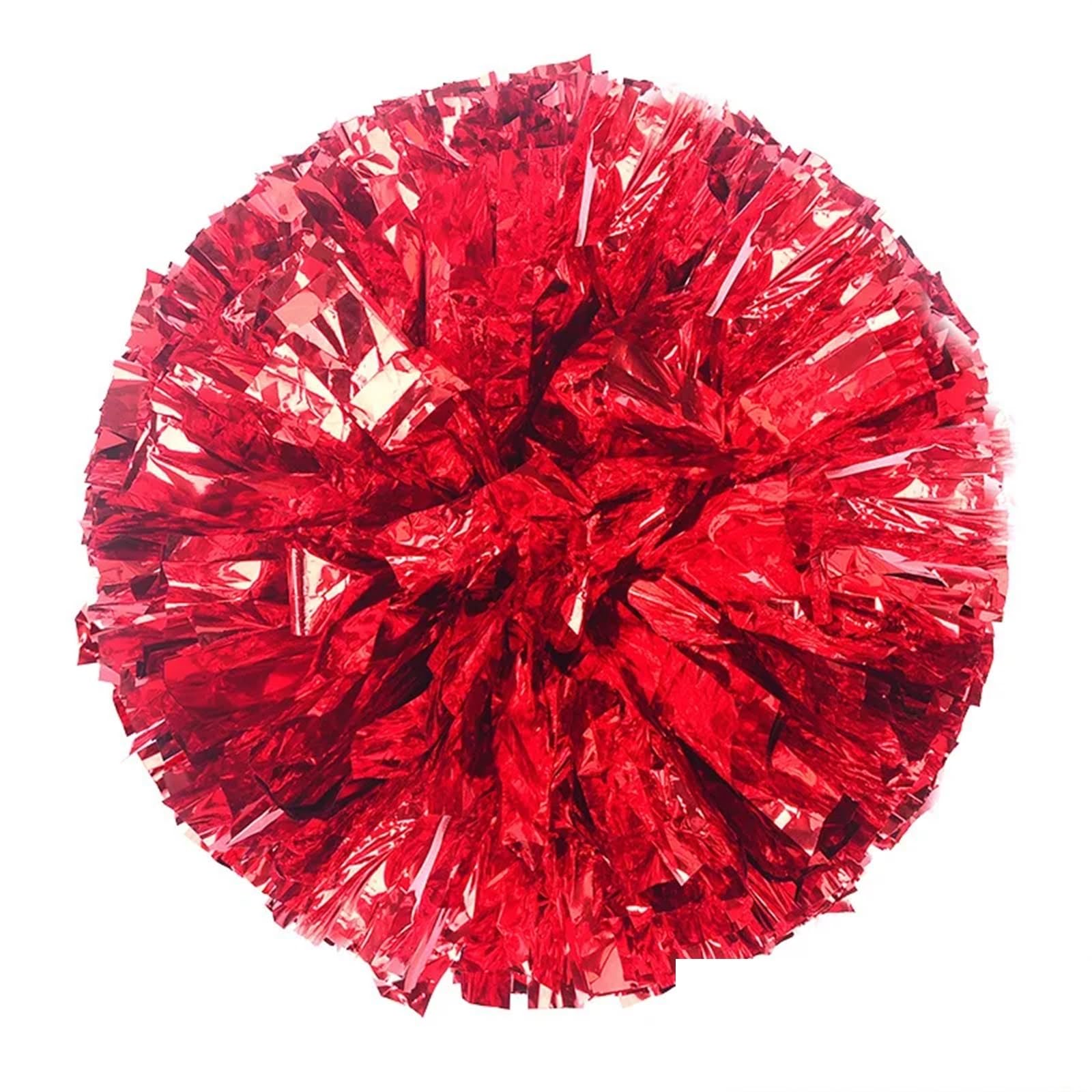 ZWCSHUU Cheerleader Pom Poms Colorful Cheerleading Pom Poms Finger Cheer Balls Dance Accessories(Color2)