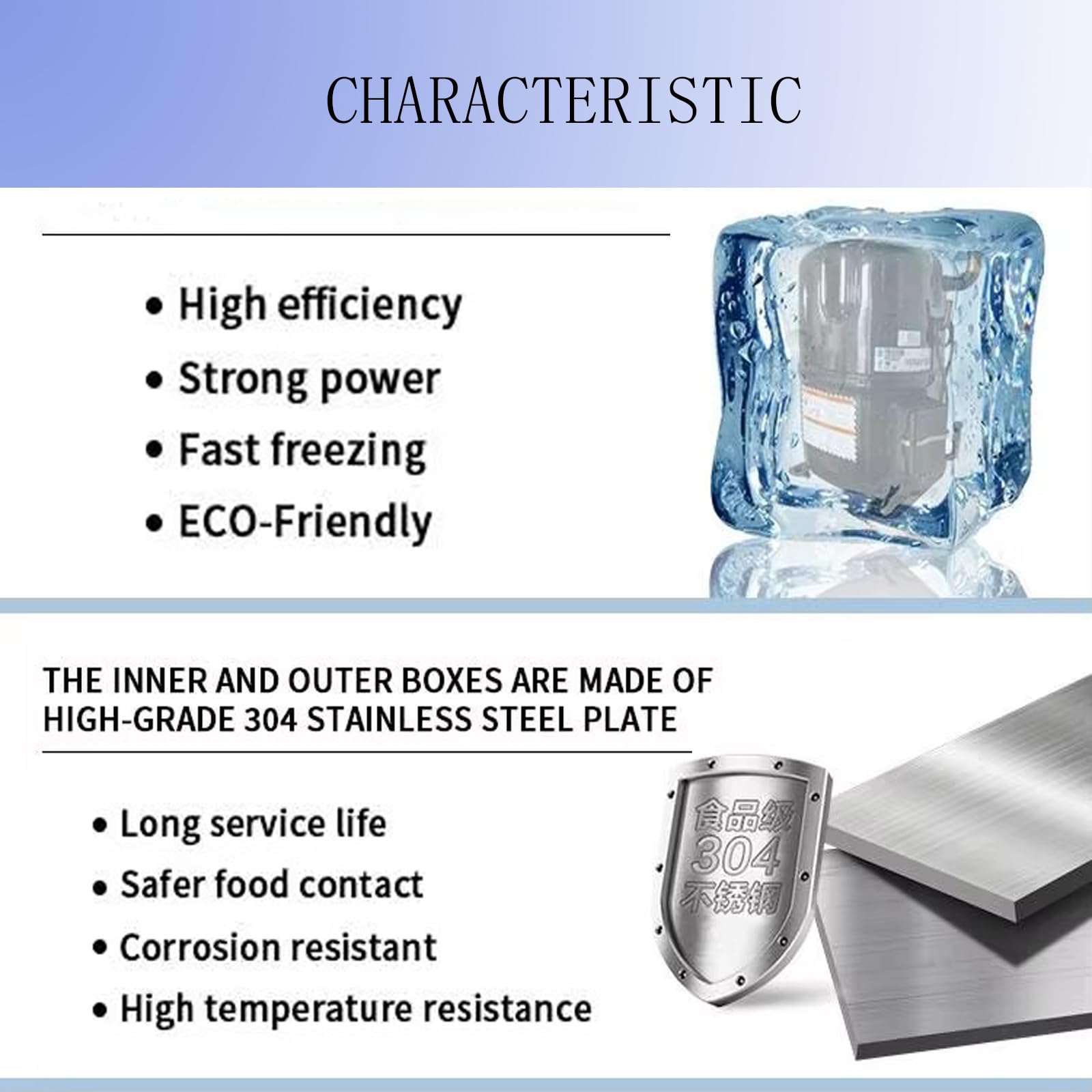 Wtecom Commercial 10 Trays Blast Chiller,Blast Chiller & Freezer, Chest Freezer,Batch Chiller for Hard ice Cream,Cakes,Chicken,Fish,Sushi Rice in Restaurant,Hotel,School on Fridge.com