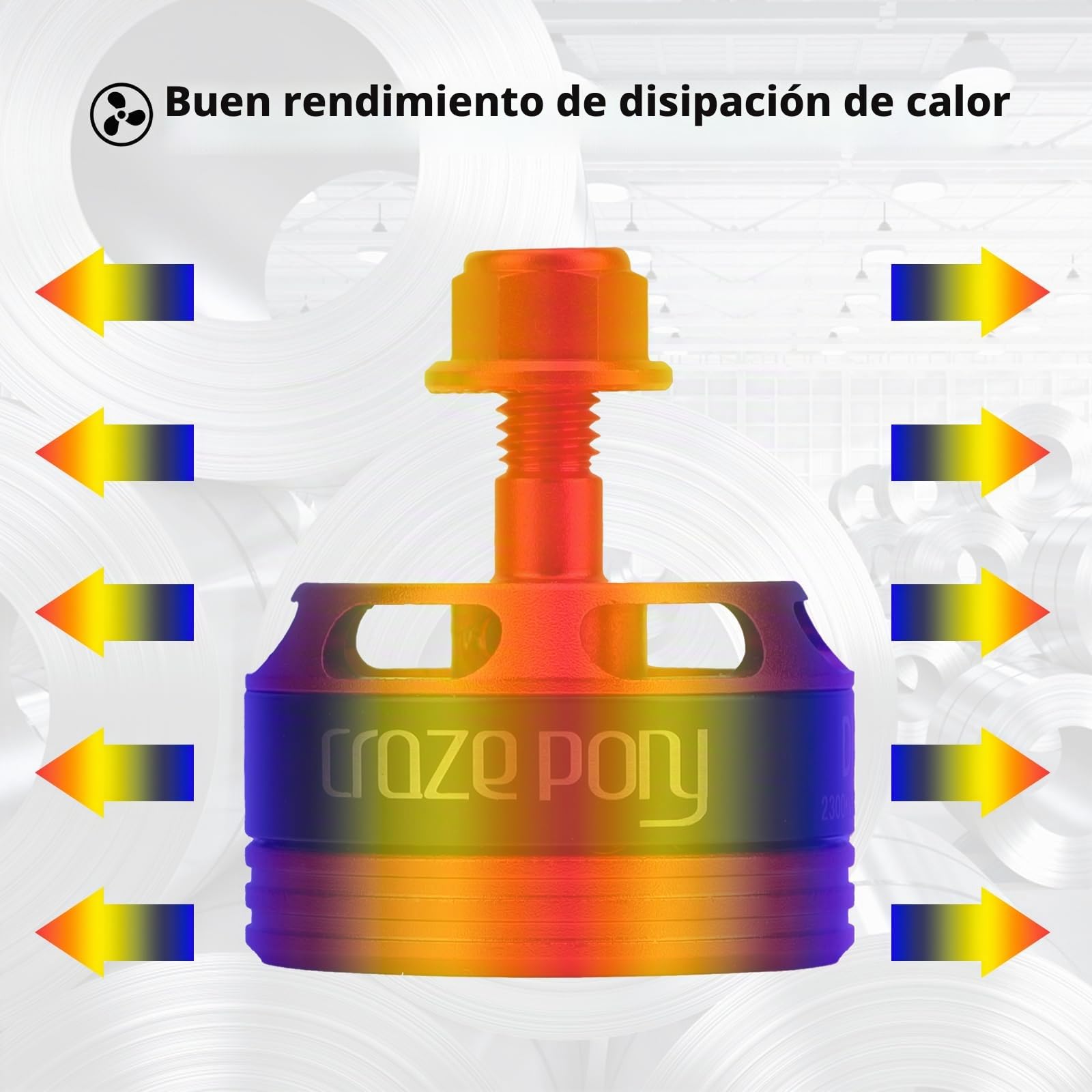 Motor RC sin escobillas pequeños, 4 unidades, DX2205 2300 KV, motor sin escobillas 2-4S Racing Edition rojo para QAV210 X220 QAV250 FPV Racing Drone (2CW 2CCW)