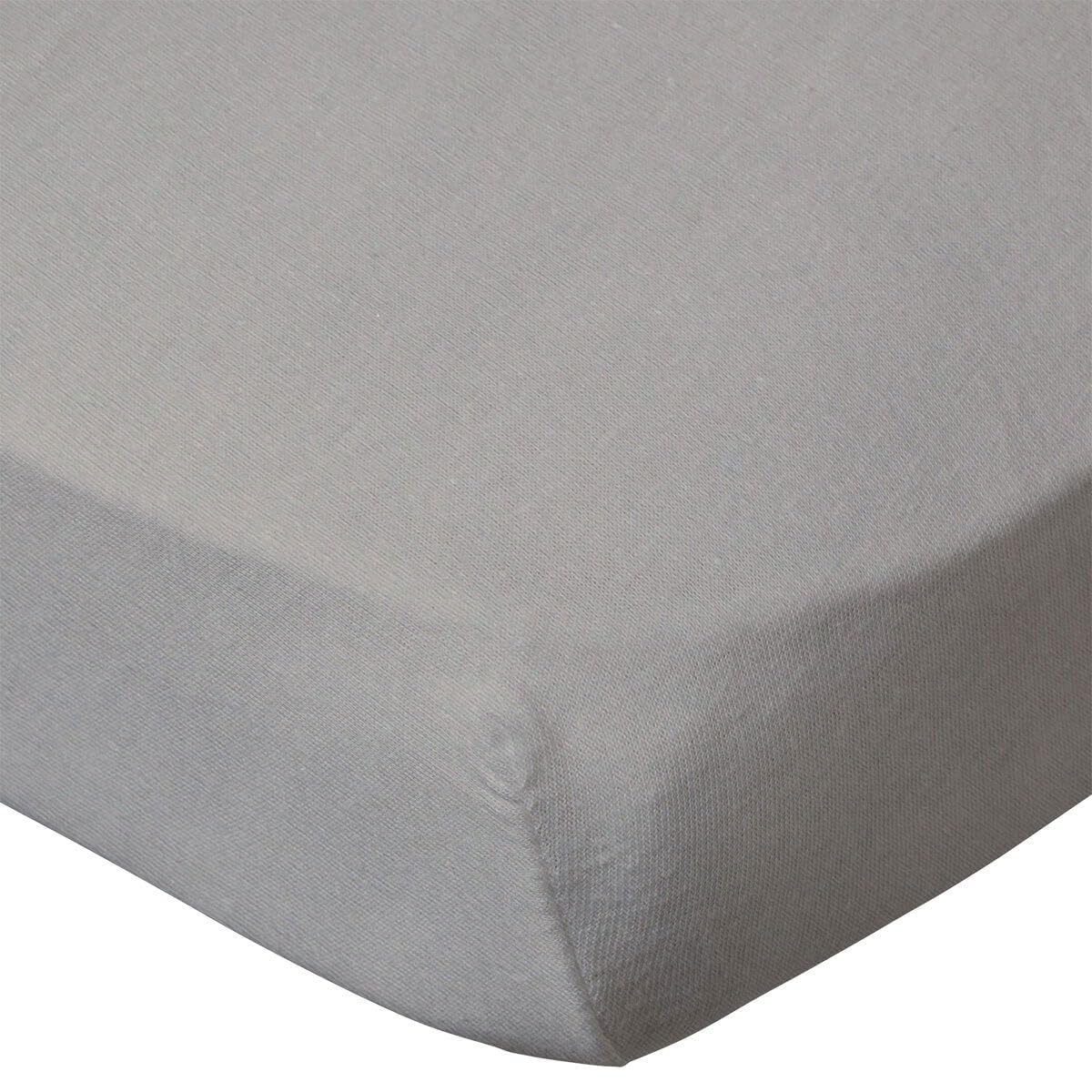 BabyCalin - Fitted Sheet 70x140x17cm Taupe OEKO-TEX certified