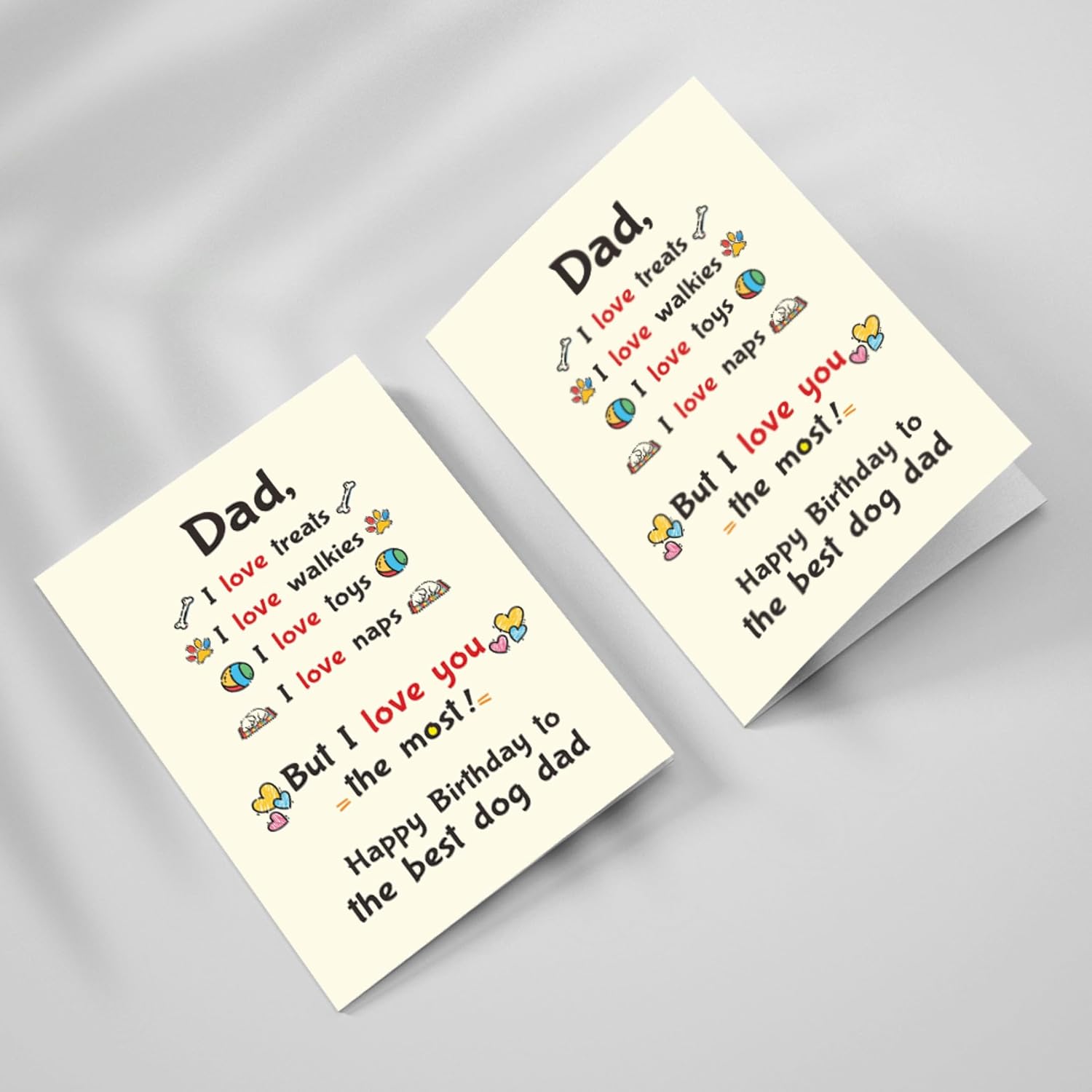 Dog Dad Birthday Card, Best Dog Dad