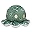 TeeTurtle - The Original Reversible Octopus Plushie - Chalkboard + Notebook - Cute Sensory Fidget Stuffed Animals That Show Your Mood - Perfect for Back to School!