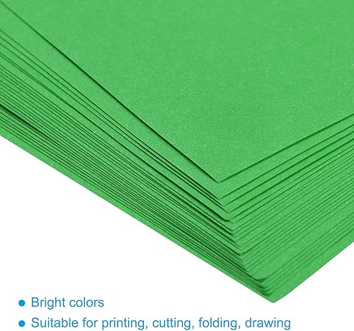 Miniatura 4 de MECCANIXITY 25 hojas de papel de copia a color de 8.5 x 11 pulgadas, papel de impresora de 2.82 ozm, verde esmeralda para impresión de oficina,