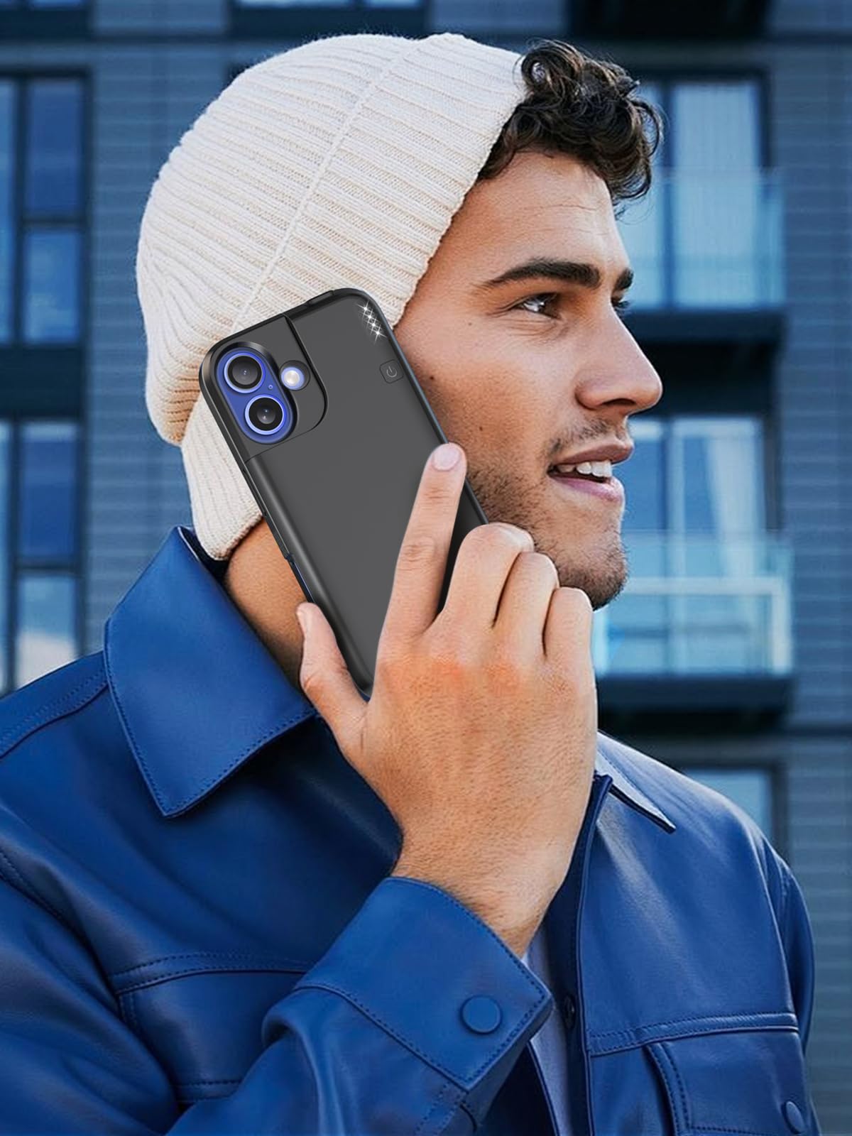 NEWDERY Akkuhülle für iPhone 16 ‌Serie (für iPhone 16)