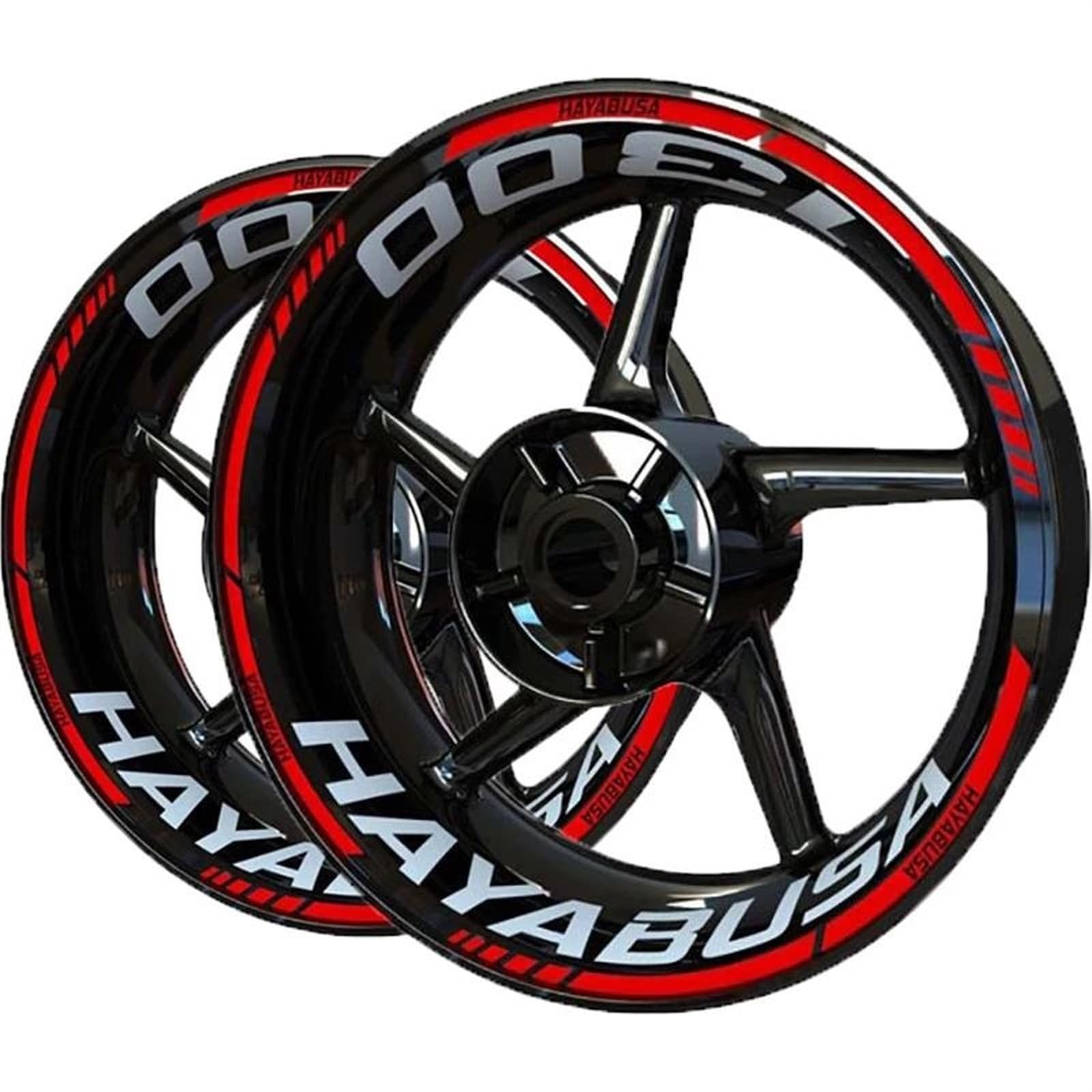 Ensemble De Logos D'autocollants Roue pour Suzuki Hayabusa 1300