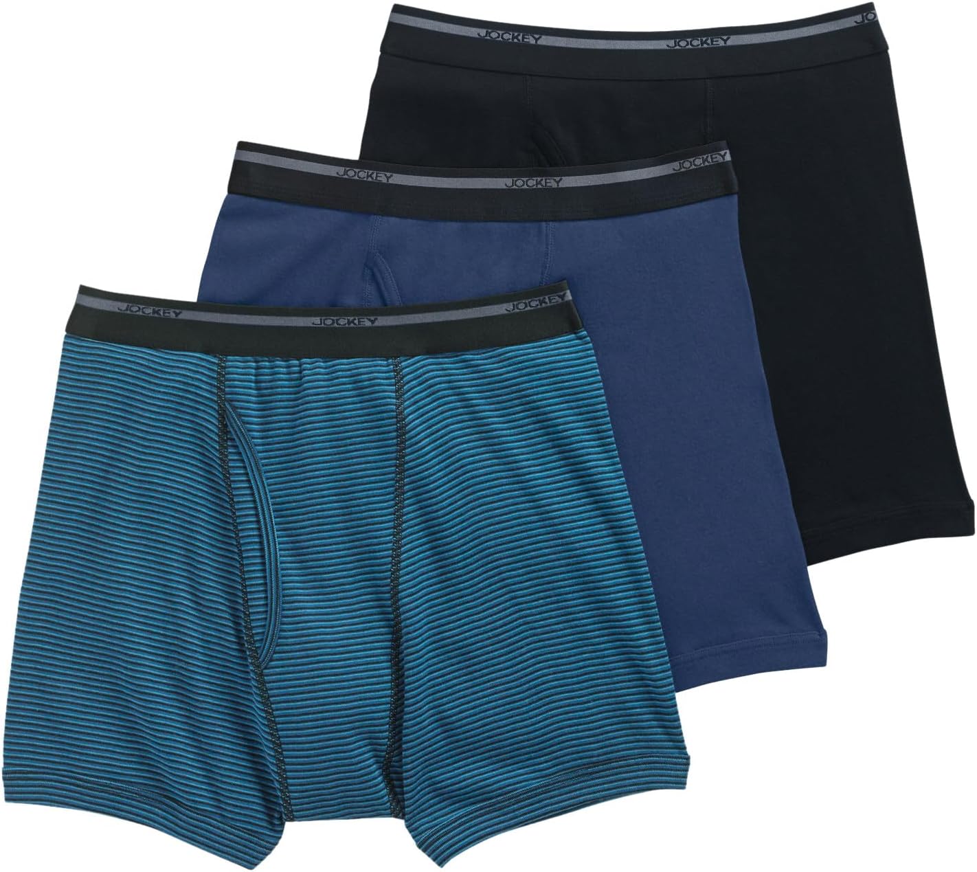 Men's Underwear Lightweight Classic 5" Boxer Brief - 3 Pack