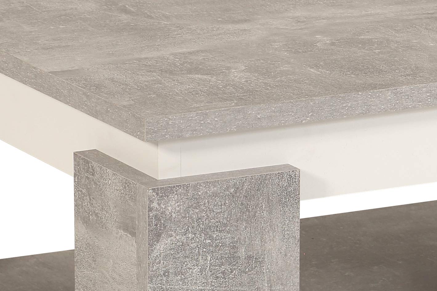 vtwonen Salontafel Pebble Betonlook, 100 x 43cm - 377515-W