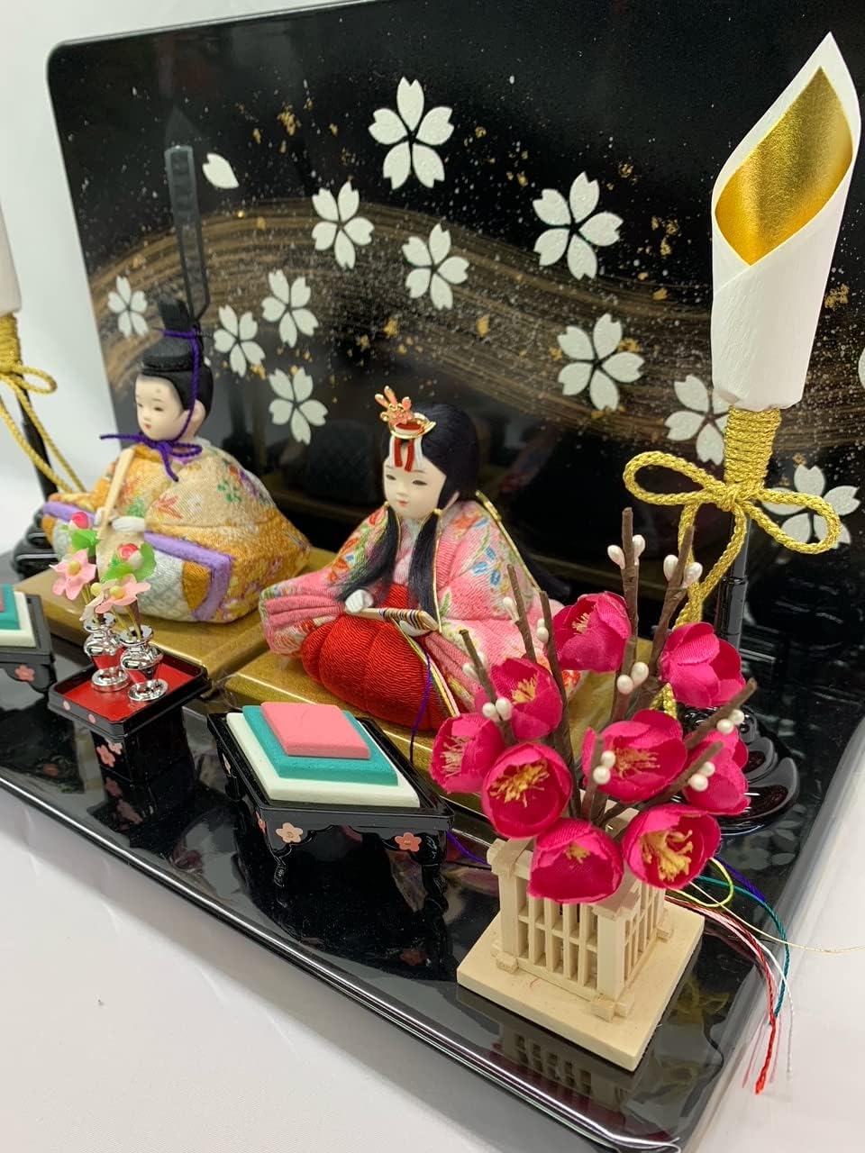 木目込み人形 親王飾り コンパクト 木目込 ひな人形 雛人形 初節句