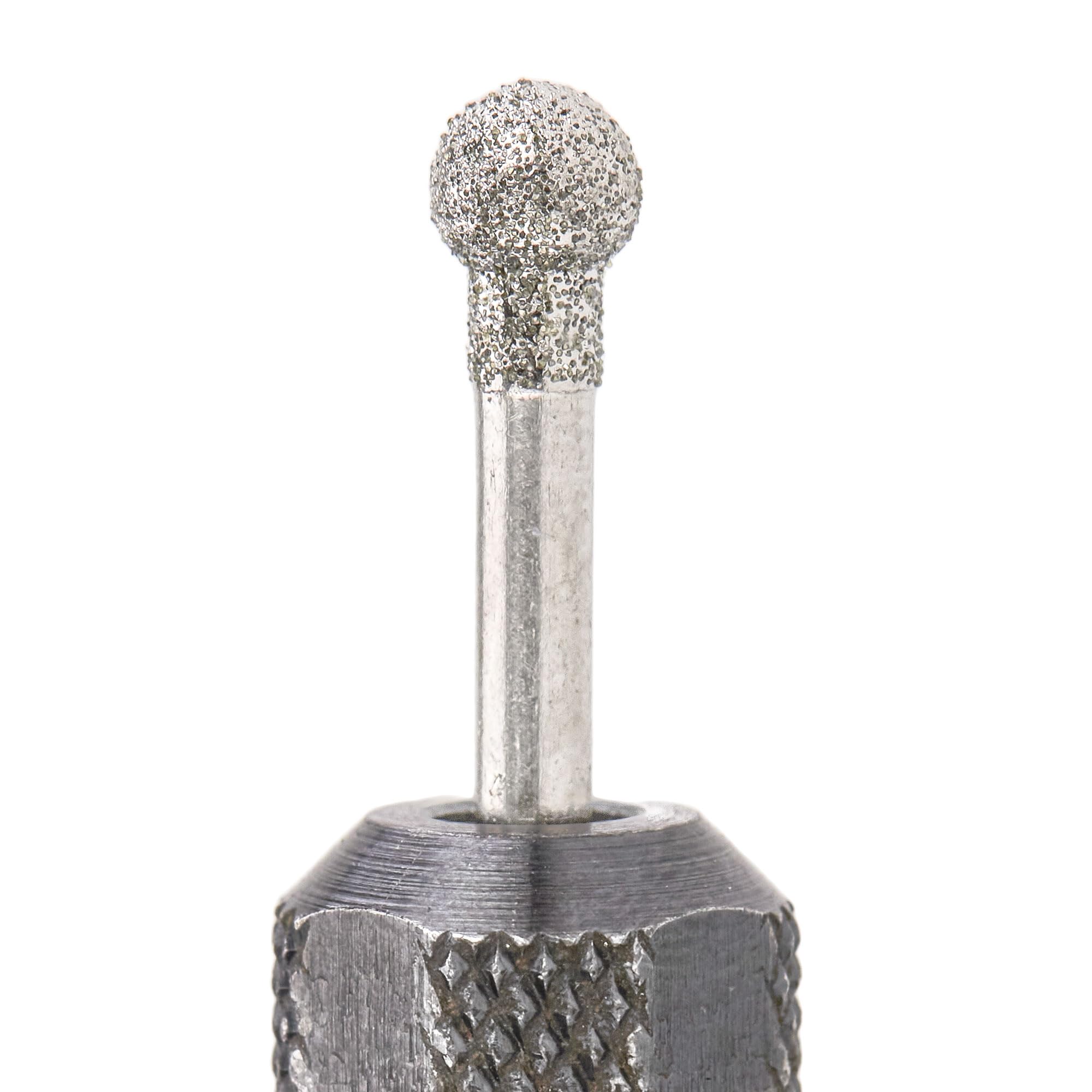 ILOVETOOL 30Pcs Ball Shape 4mm Diamond Burr Diamond Mounted Grinding Burs Stone Carving Set for Rotary Tools — Amazon image 7