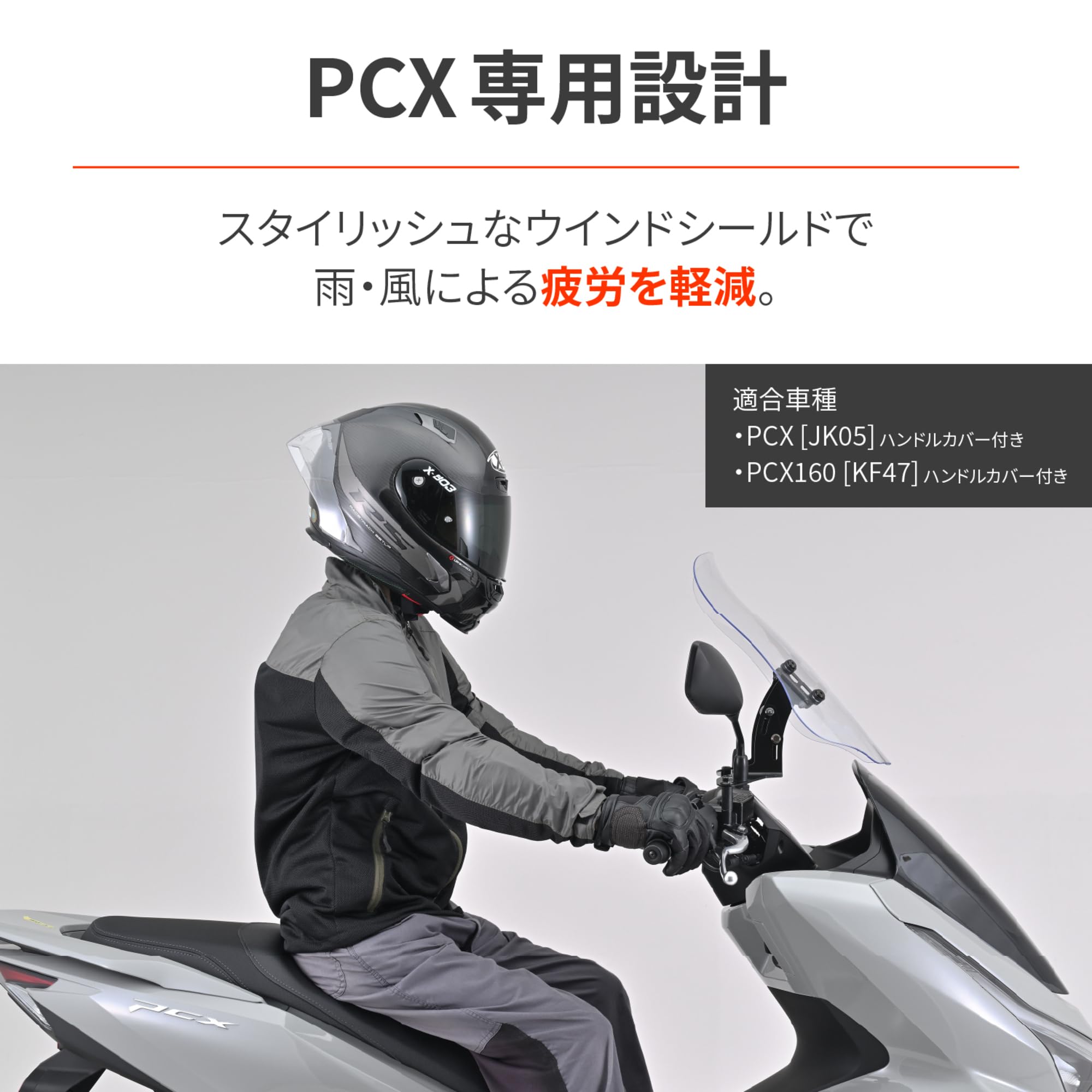 Amazon | デイトナ(Daytona) PCX/160(25)専用 スクリーン クランプバー