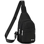 Small Sling Bag Crossbody Bags for Men Women, Chest Daypack Sling Backpack Cross Body Bag Fanny Pack for Hiking Traveling Outdoors