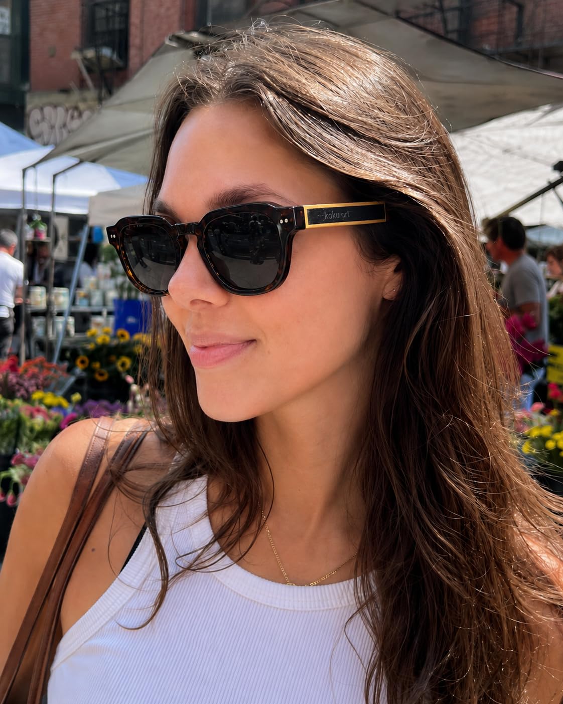 KOKU Art - Gafas de Sol Polarizadas Hombre y Mujer | Colección de Diseño Exclusivo en Madera, Acetato y Metal | Protección UV400 | Estuche de Corcho y Funda