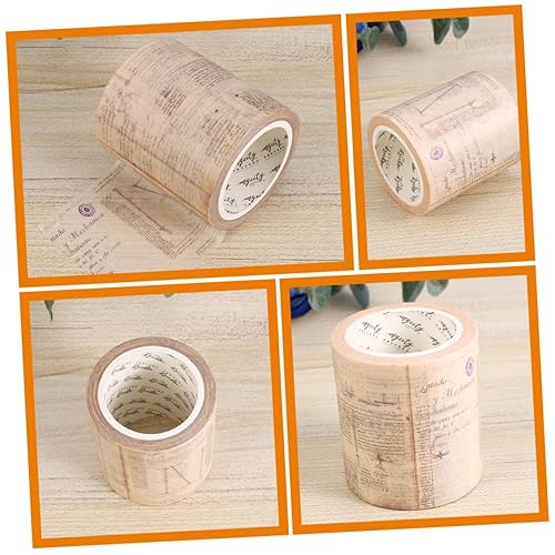Miniatura 5 de 2 rollos de calcomanías decorativas para álbumes de recortes, cinta washi multiusos, cinta autoadhesiva, cinta adhesiva de papel gótico, cinta
