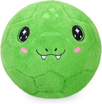 Indoor Silent Soccer Ball for 1-3 Soft Inflatable Dino Plush Ball