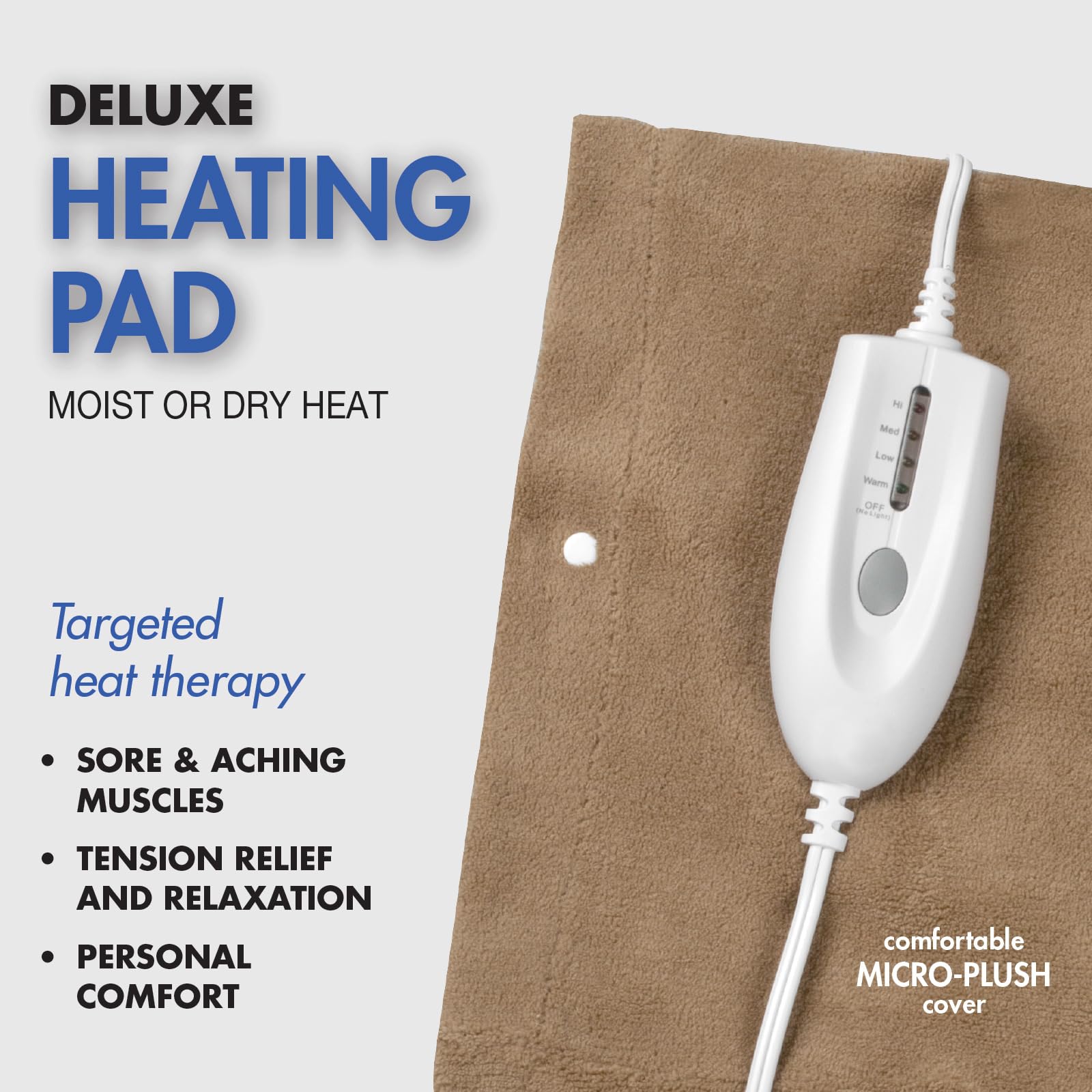 HealthWise Set per alleviare il dolore mestruale | Venti cerotti al 10% al mentolo + eucalipto | generosa toppa XL | cuscinetto riscaldante da 30,5 x 38,1 cm con calore umido e secco | Cura naturale e