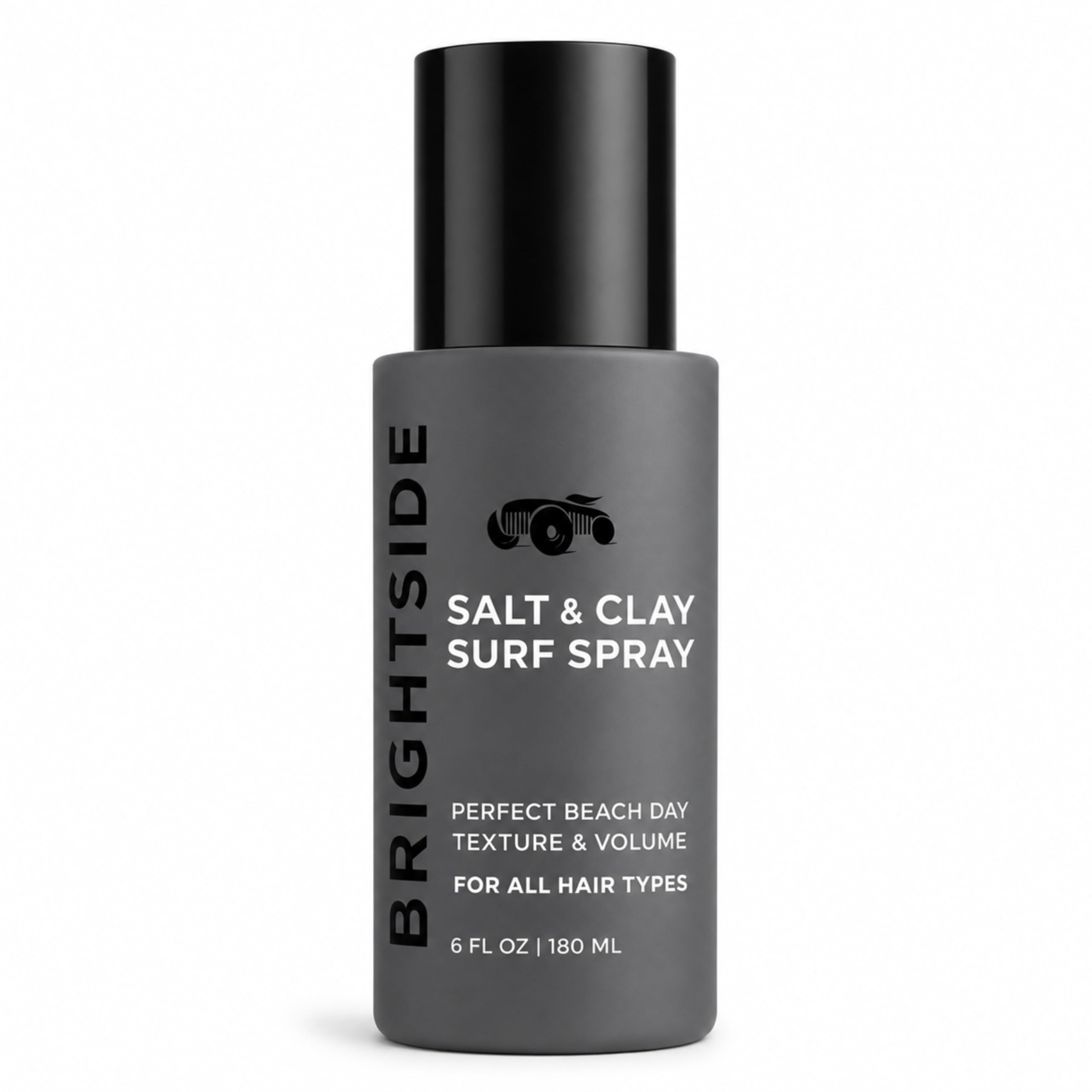 BRIGHTSIDE Salt & Clay Surf Spray Texturier i spray zwiększający objętość, sól i glina, krzemionka oczaru wirginijskiego i zielonej herbaty, do wszystkich rodzajów włosów, 180 ml
