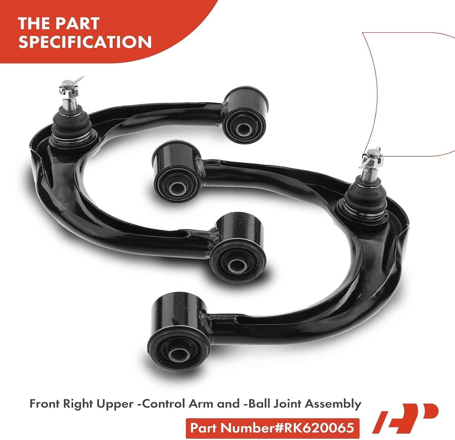 A-Premium 4Pcs Front Suspension Kit, Upper Control Arm, Sway Bar Link, Compatible with Toyota 4Runner 2003-2009, FJ Cruiser 2007-2014, Lexus GX470 2003-2009