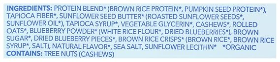 Aloha, Bar Protein Blueberry Organic Sgl, 1.98 Ounce