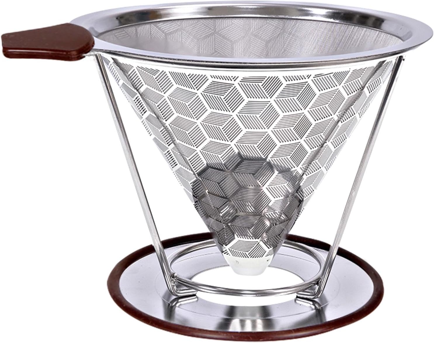 Pour Over Coffee Filter Stainless Steel Reusable Coffee Dripper