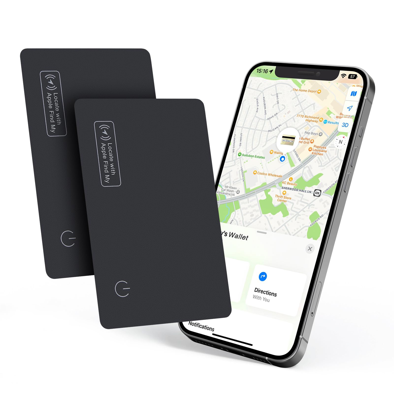 Amazon.com: Eelexa Wallet Tracker Card, Rechargeable Thin Finder