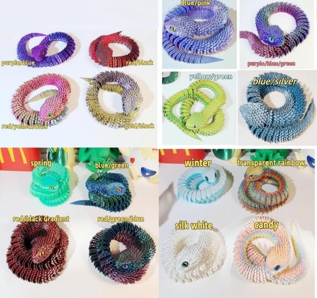 3D Printed Movable Hamster Owl– Poseable Owl Figurine Fully Flexible Wings & Head Sensory Fidget Desk Toy (Brown/White, Medium Multicolor)