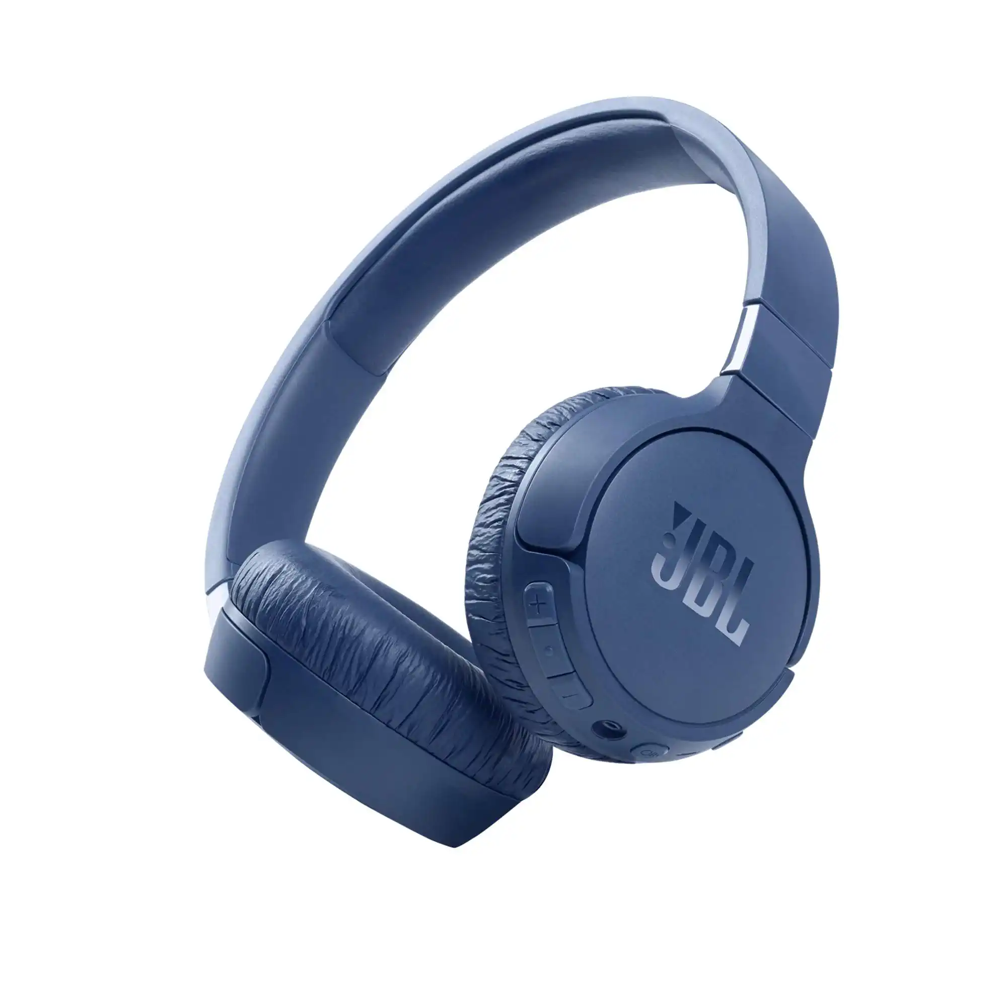 JBL Tune 660 BTNC On-Ear active Noise Cancelling Kopfhörer – JBL Pure Bass Sound – Via Bluetooth - oder Kabel-Verbindung – Blau
