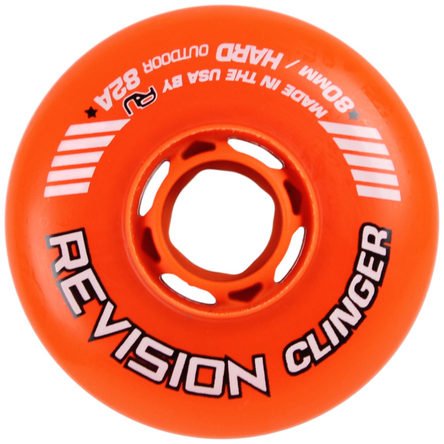Revision Wheel Inline Roller Hockey Clinger Orange 76mm 82A