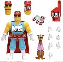 Amazon.com: Super7 Ultimates The Simpsons Duffman - 7